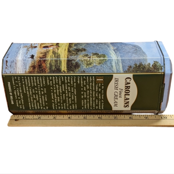 Vintage Carolans Finest Irish Cream Ireland Valley Collectible Metal Tins - Picture 2 of 12